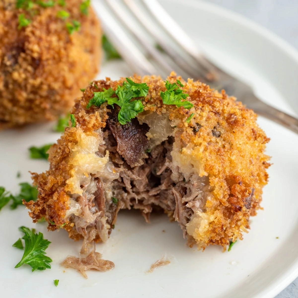 Imagine biting into these hot, flavorful Dutch croquettes, filled with a creamy beef ragout inside.