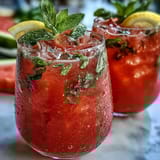 Watermelon Mint Lemonade Drink