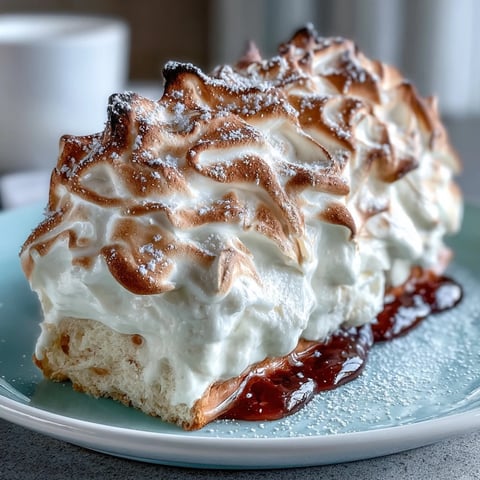 Golden-brown Homemade Brazo Gitano roll filled with vibrant guava paste and fluffy meringue on a rustic platter.