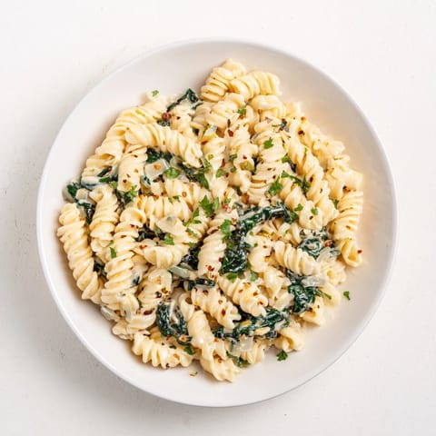 Creamy Spinach Pasta One-Pot