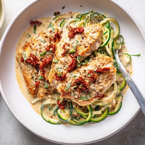 Marry Me Chicken Zoodles