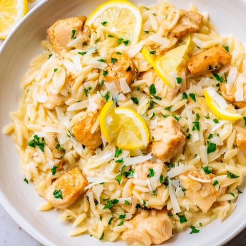 Creamy Lemon Chicken Orzo