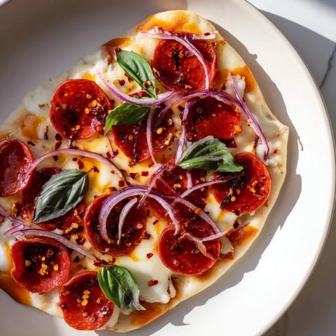 Hot Honey Pepperoni Flatbread