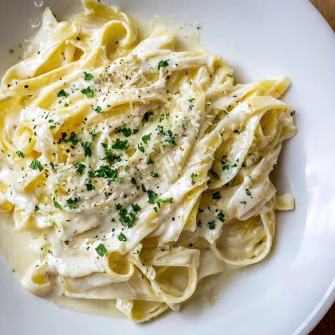 Pasta Alfredo Cottage Cheese
