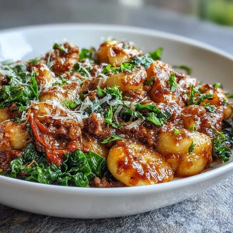 Sausage Gnocchi with Kale