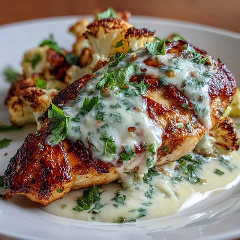 Keto Creamy Poblano Chicken