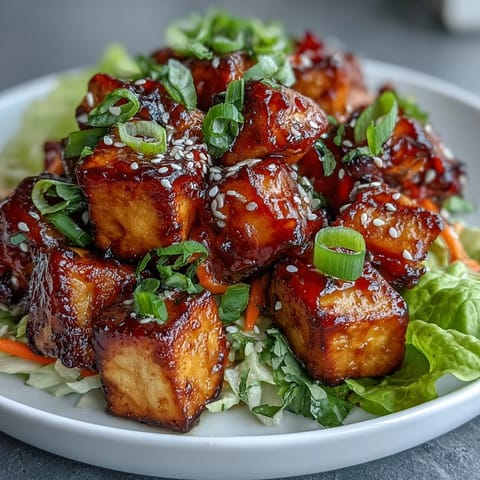 Vegan Sweet Chili Tofu Cups