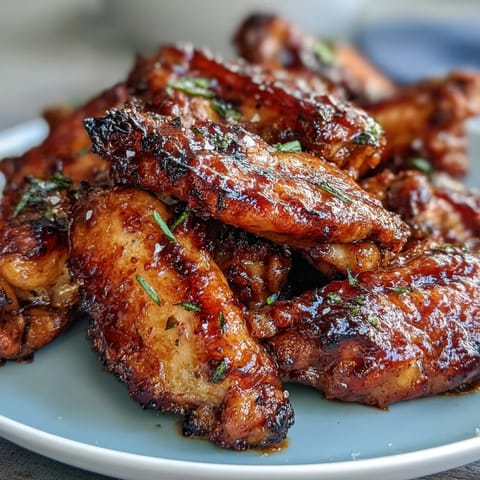 Crispy baked chicken wings glazed with sweet honey and spicy sriracha, finished with a sprinkle of flaky sea salt for the ultimate flavor balance.