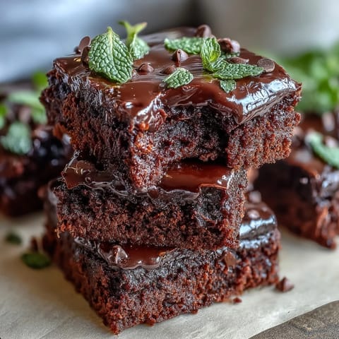 St. Patricks Mint Brownie Bites