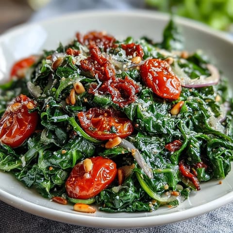 Fresh dandelion greens salad with lemon vinaigrette and Parmesan cheese, a vibrant Mediterranean dish perfect for spring.  