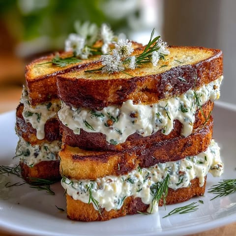Creamy cucumber and cream cheese Benedictine tea sandwiches on white bread, garnished with fresh dill for a classic Kentucky Derby appetizer.
