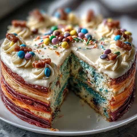 Cinco de Mayo Piñata Cake