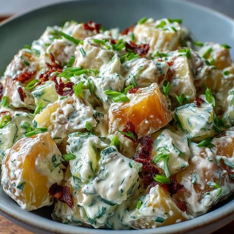 Creamy Juneteenth soul food potato salad with tangy pickles, perfect for summer gatherings.