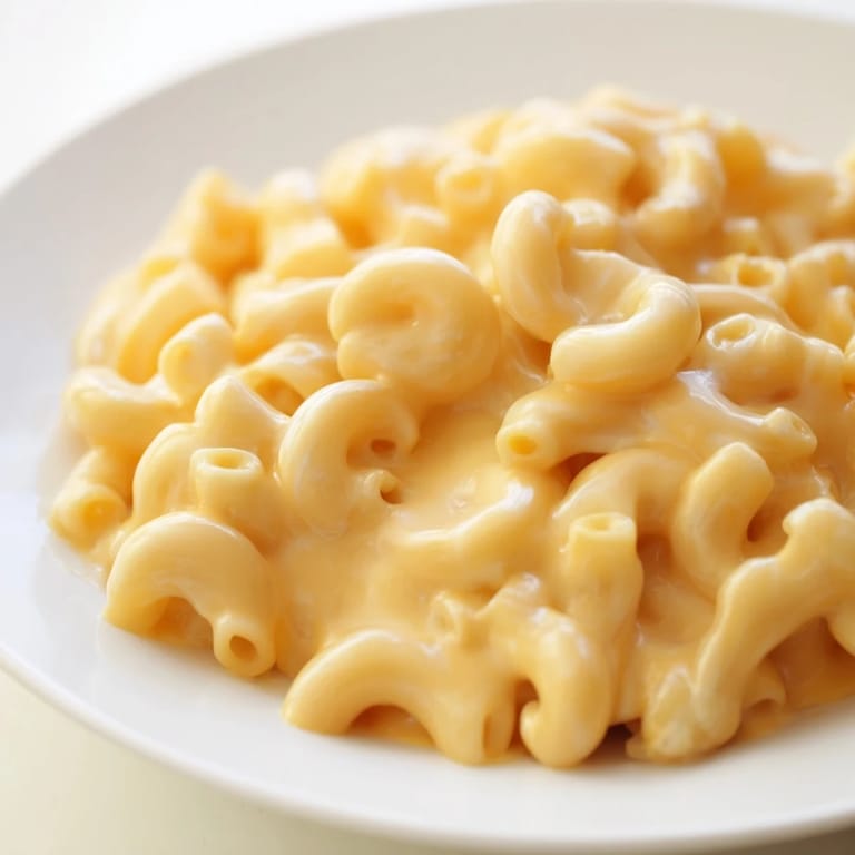 A bubbling pot of cheesy Tinis Recession Mac and Cheese, perfect for a budget-friendly family dinner.
