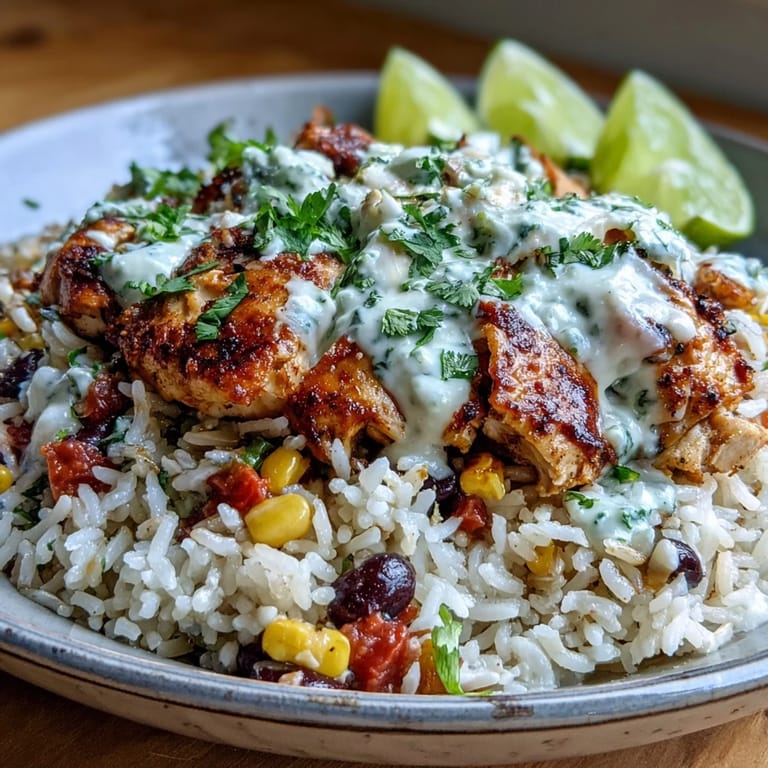 Golden-brown Pollo Loco Mexican Chicken and Rice with Queso, garnished with cilantro and served on a rustic dinner plate.