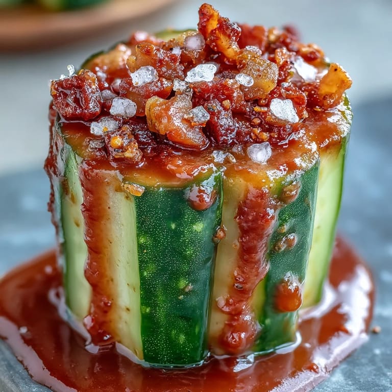 Enjoy this crunchy, colorful Chamoy Pickle Kit in a cup snack.