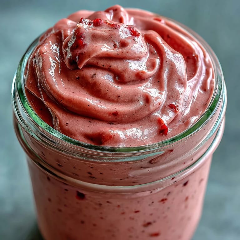 Brightly colored Strawberry Spinach Smoothie featuring sweet fruit and fresh greens.