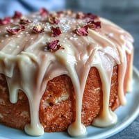 Bridal Shower Rosé Velvet Cake, a delicate pink creation with shimmering gold drip.